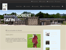 Tablet Screenshot of musee-robert-tatin.fr